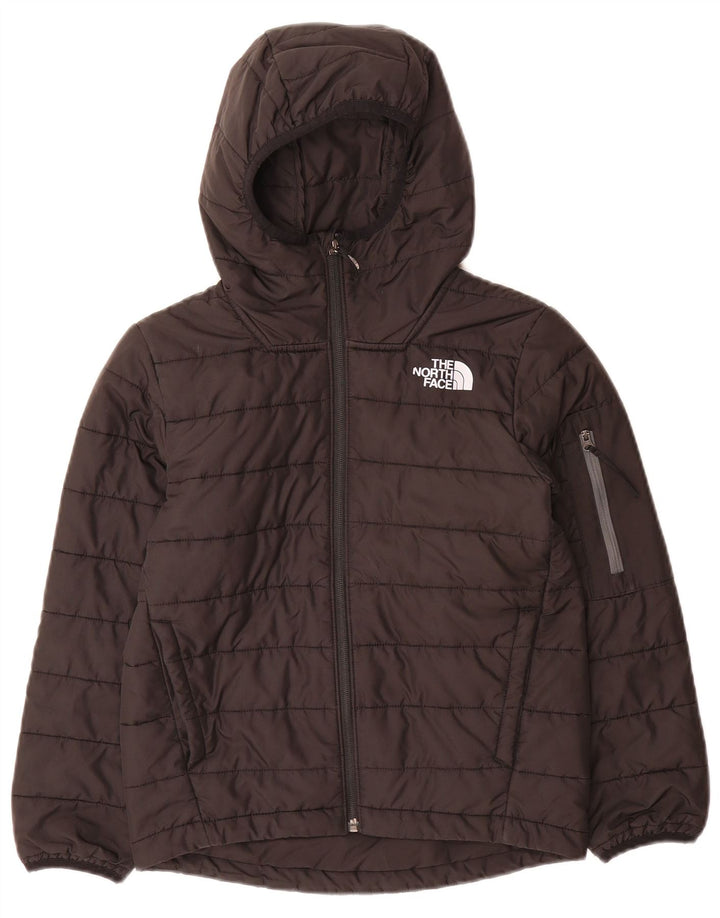 The North Face Veste matelassée à capuche pour garçons 9-10 ans Noir moyen Polyester