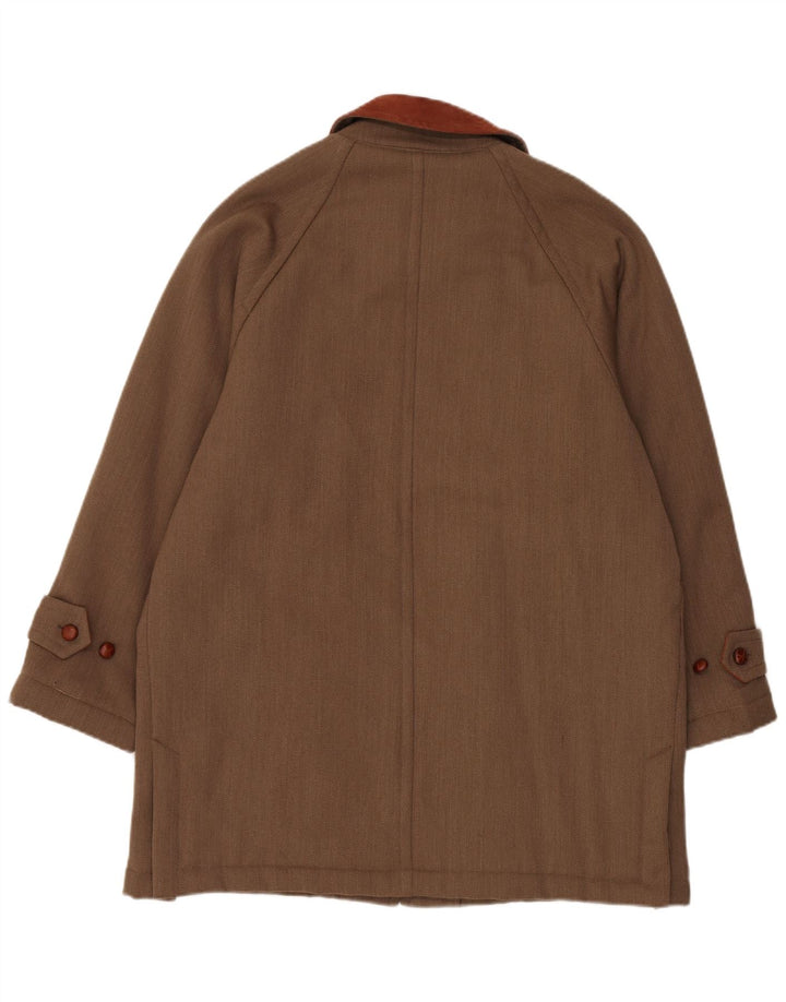 Brooksfield Manteau Homme IT 50 Large Marron Colorblock