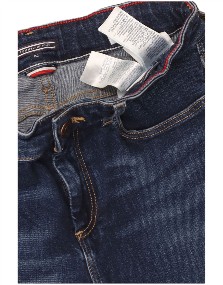 TOMMY HILFIGER Jean Slim Garçon 11-12 ans W28 L27 Bleu Coton