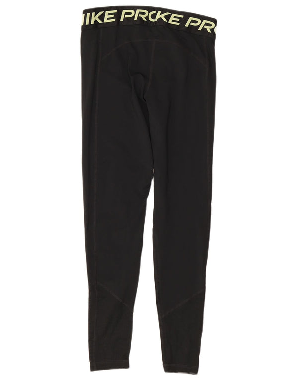 Nike Legging graphique Dri Fit pour femme UK 12 Noir moyen Polyester