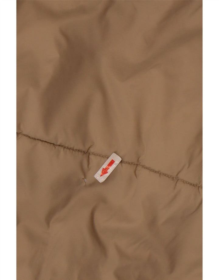Zara Veste matelassée à capuche fille 11-12 ans Beige Polyester