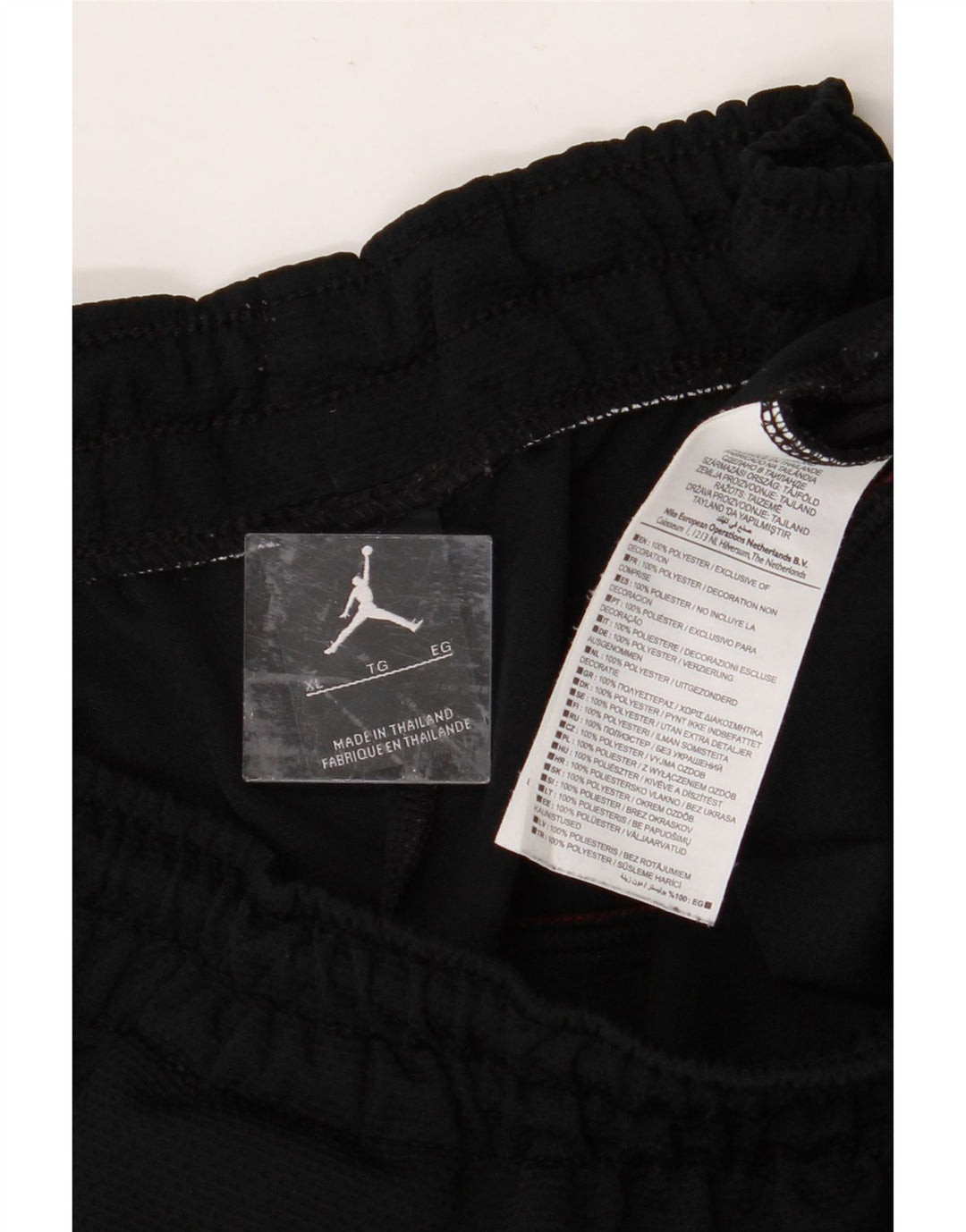 JORDAN Short de sport pour hommes XL Noir Polyester