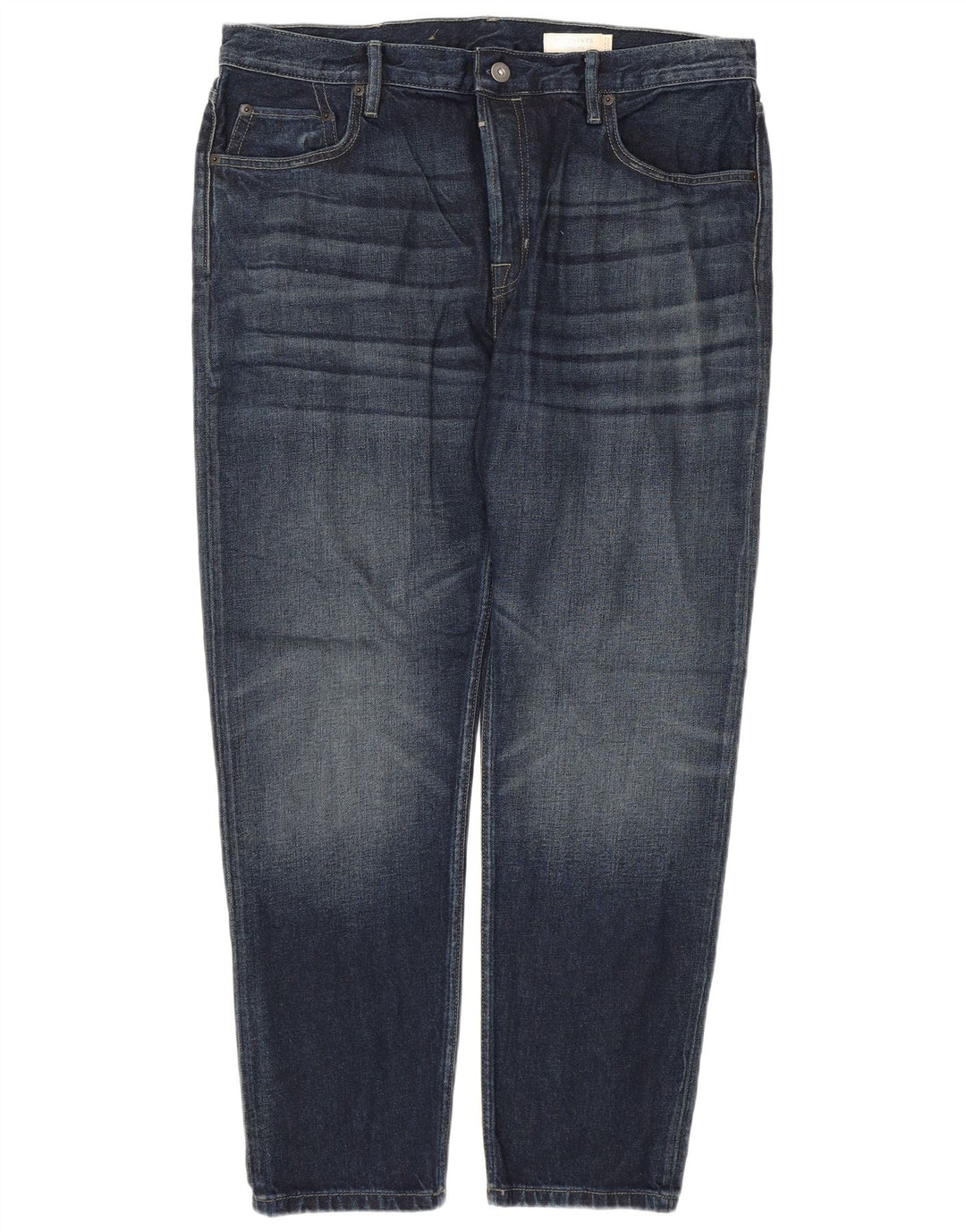 ALL SAINTS Jean Slim Dean W36 L28 Homme Bleu Marine Coton