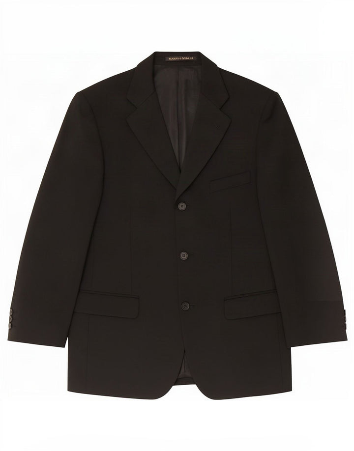 Marks & Spencer Veste blazer St. Michael 3 boutons pour homme UK 40 Noir moyen