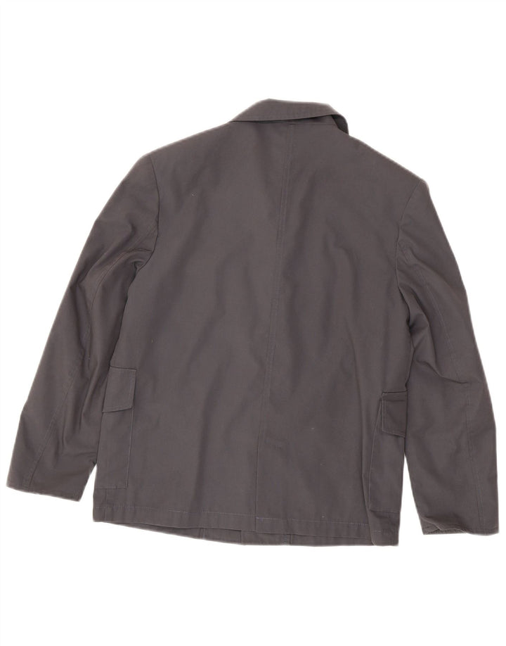 Versace Veste blazer à 3 boutons pour garçon 9-10 ans Gris Polyester