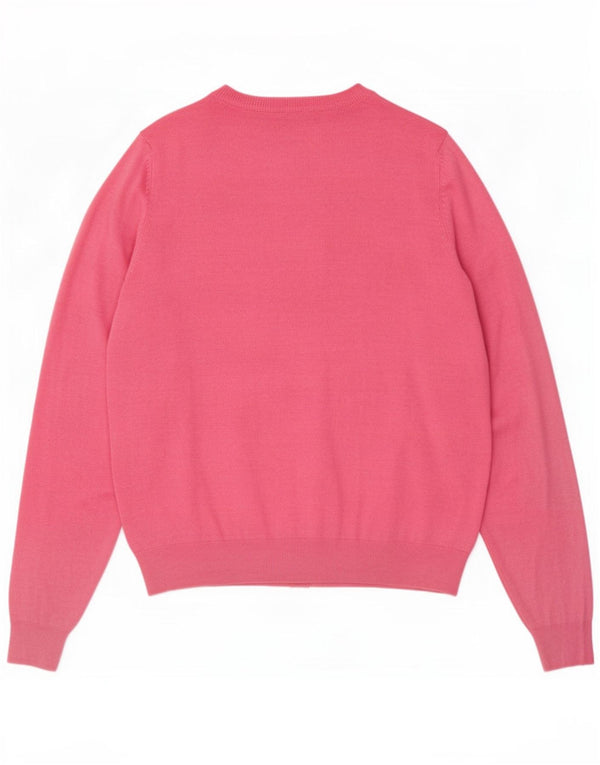 Marks & Spencer Pull Cardigan Femme UK 18 XL Rose Viscose