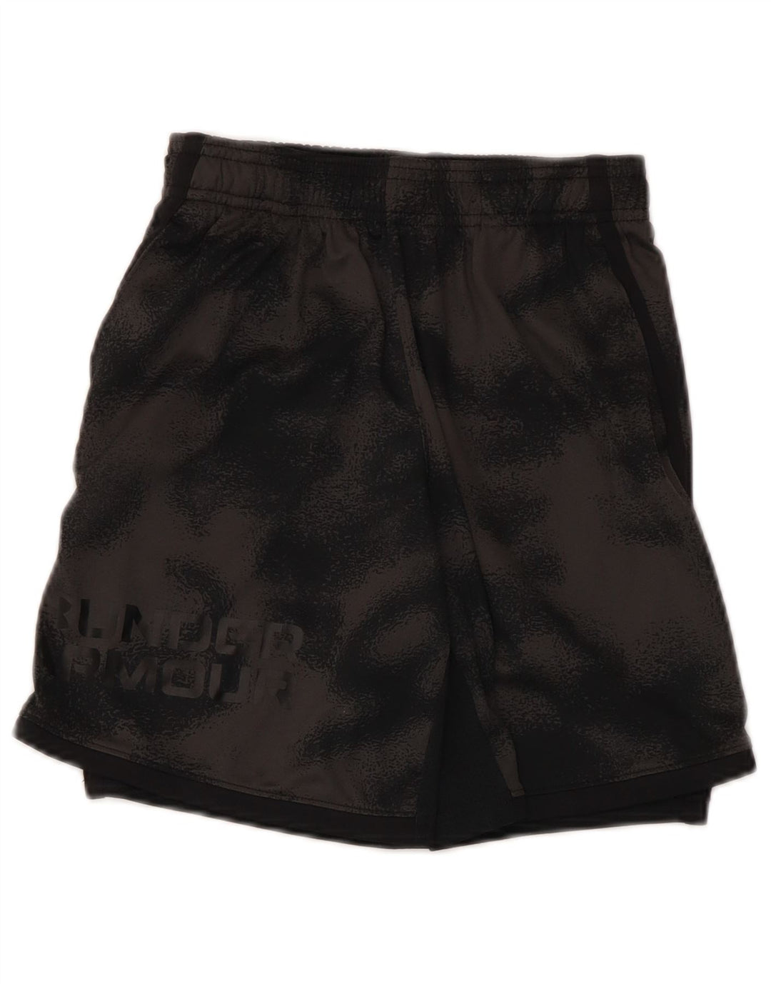 UNDER ARMOUR Short de sport graphique pour fille 7-8 ans Petit camouflage noir