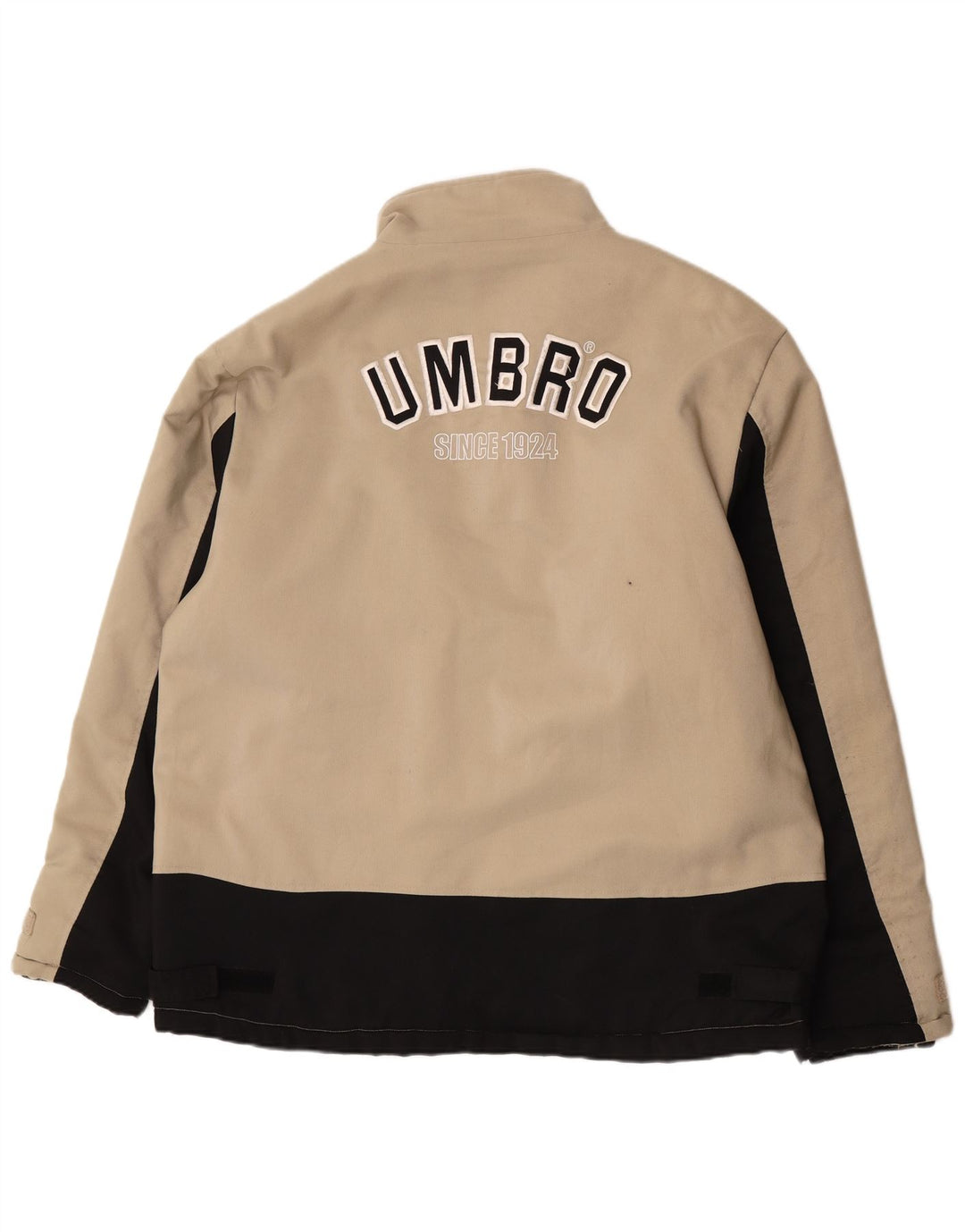 Umbro Veste coupe-vent pour femme UK 44 2XL Beige Colorblock Nylon