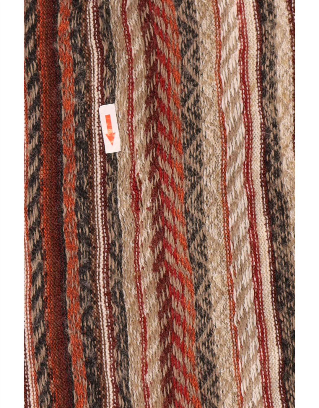 gilet homme vintage grand rayé multicolore