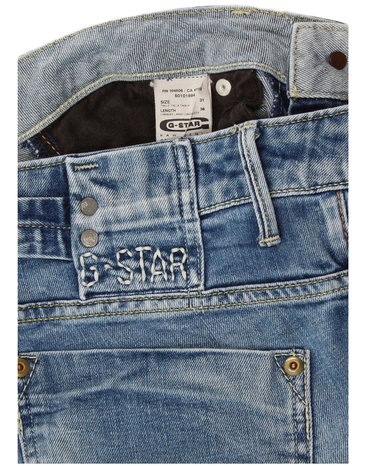 G-STAR Jean slim effet vieilli W31 L36 en coton bleu pour femme