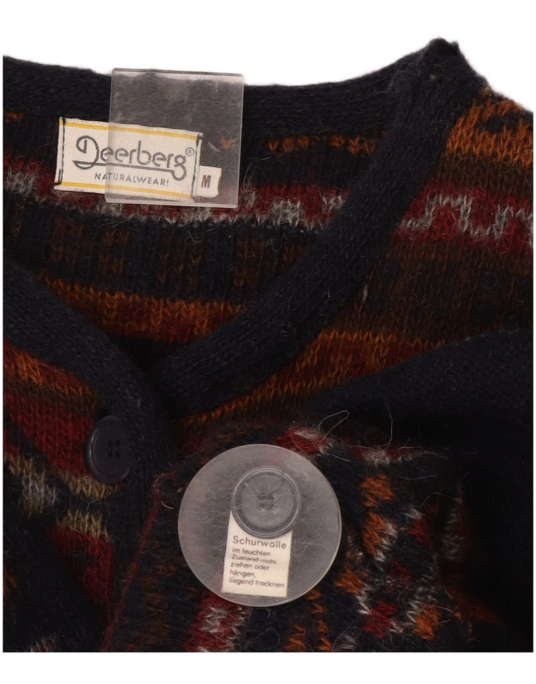Deerberg Cardigan pour femme UK 14 Medium Multicolore Fair Isle