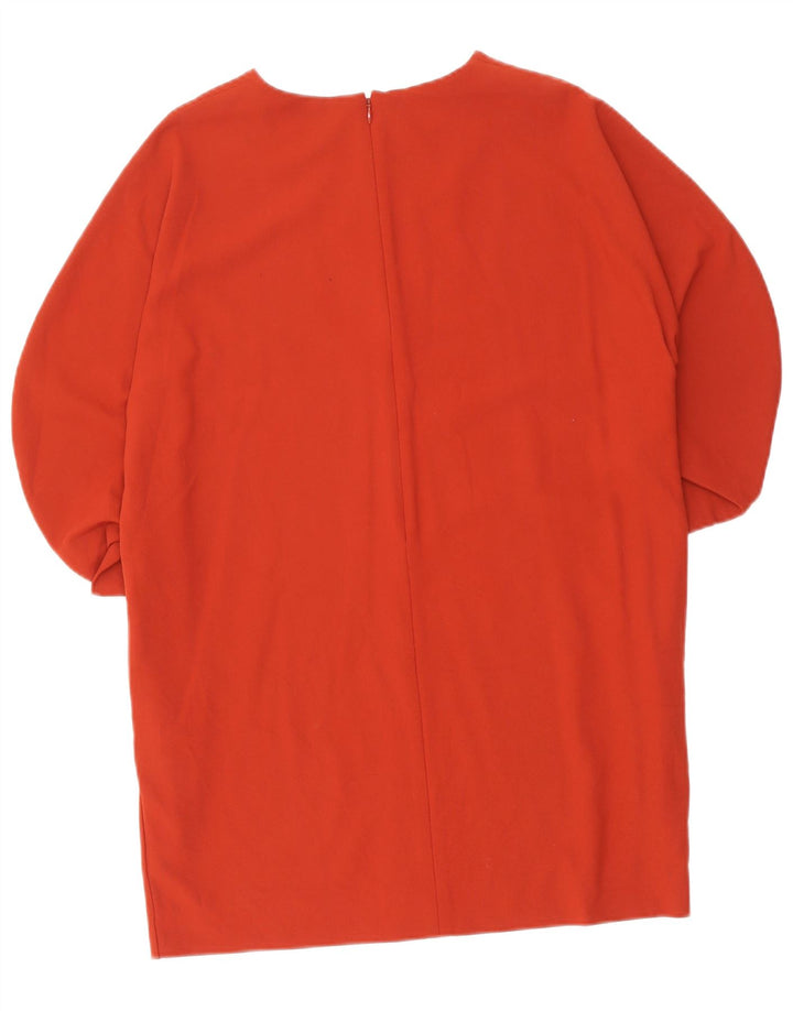 Cos Robe droite à manches 3/4 pour femme EU 38 Rouge moyen
