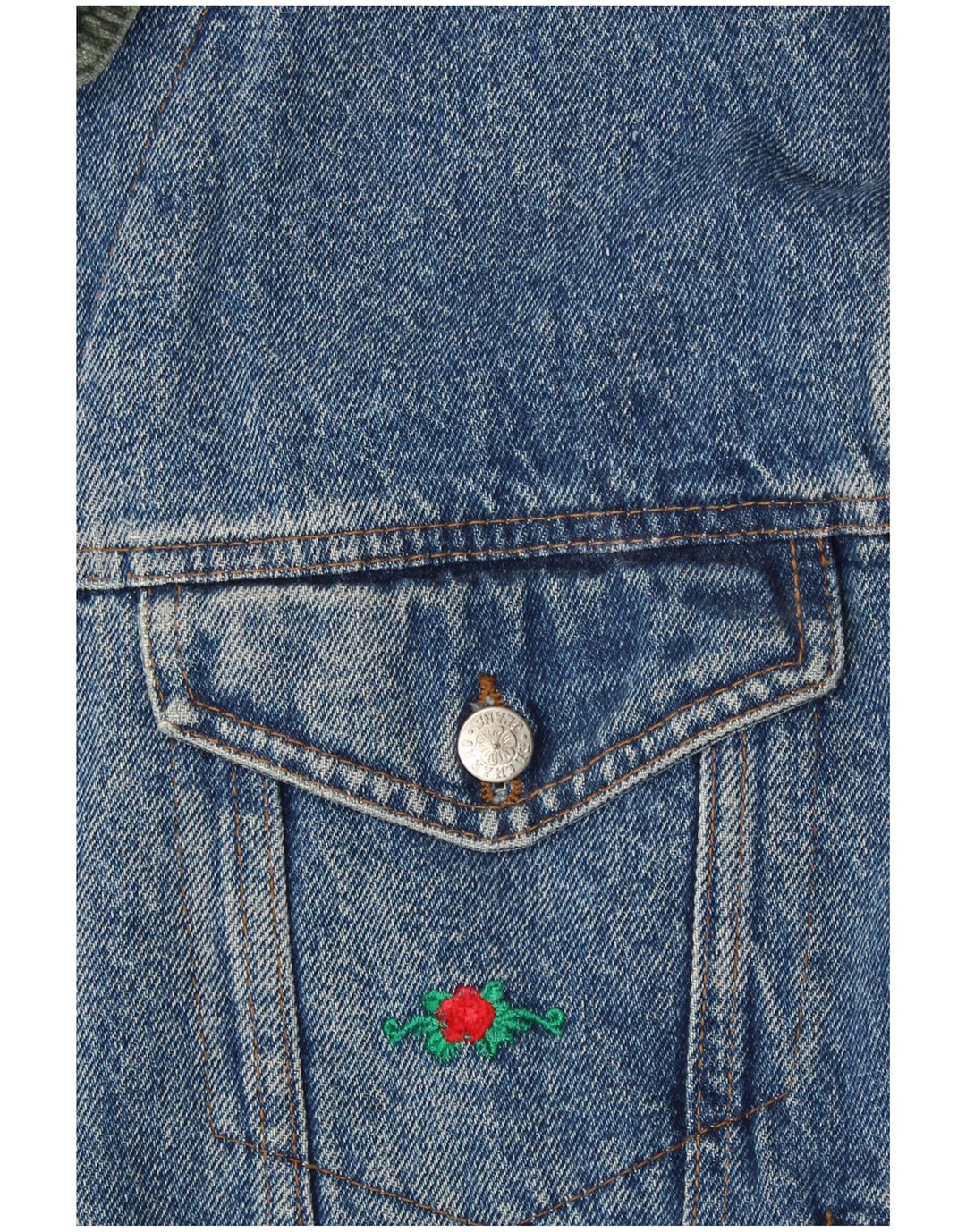 El Charro Veste en jean pour homme UK 40 Large Bleu