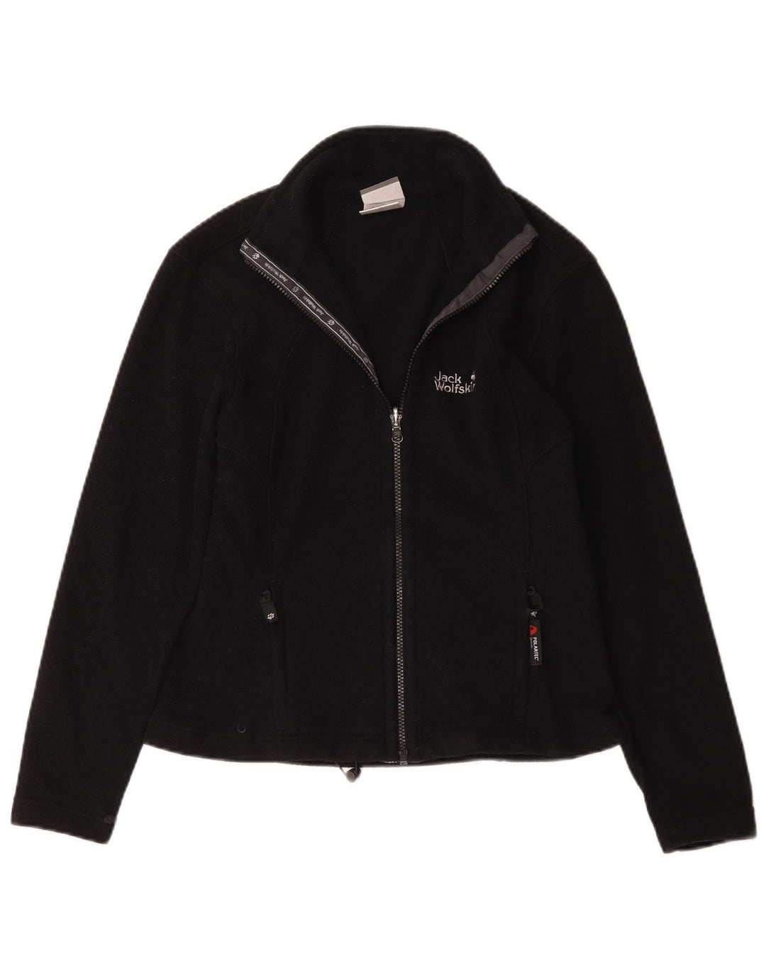 Jack Wolfskin Veste polaire pour femme UK 10 Small Noir Polyester