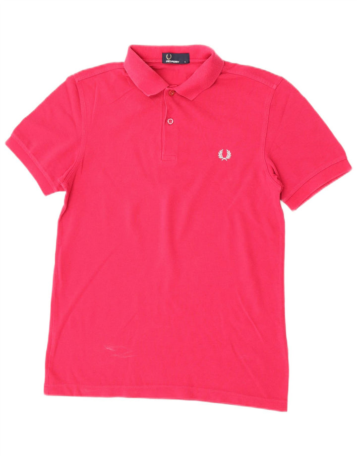 Fred Perry Polo Femme UK 10 Petit Rose