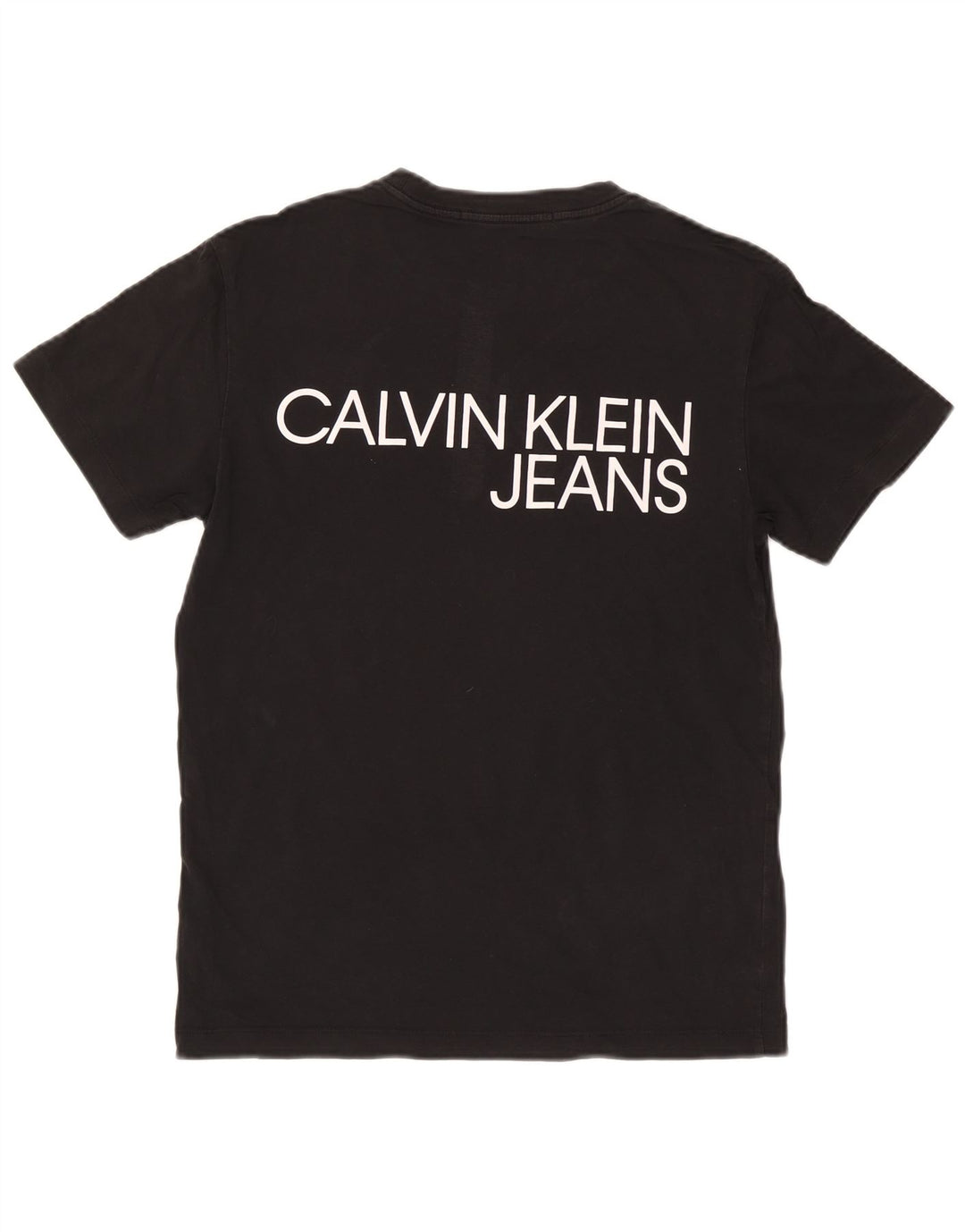 CALVIN KLEIN JEANS T-Shirt Graphique Homme Petit Noir Coton