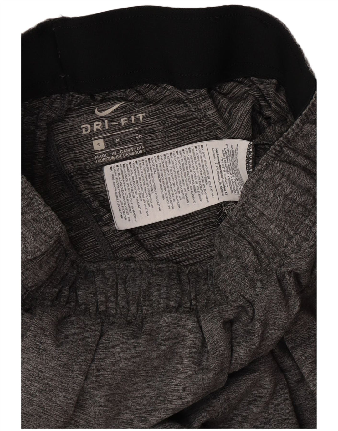 Nike Short de sport Dri Fit pour homme Petit gris Polyester