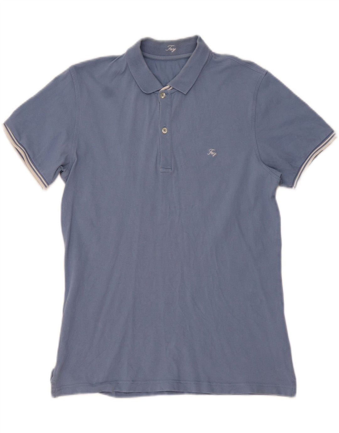Fay Polo Homme Grand Bleu Coton