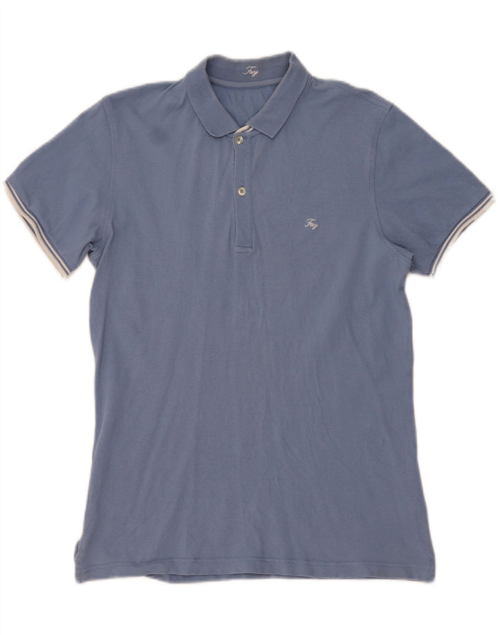 Fay Polo Homme Grand Bleu Coton