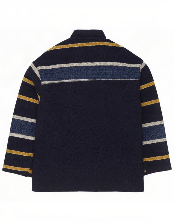 Blouson Bomber Garçon Junior.D 15-16 ans Rayé Bleu Marine