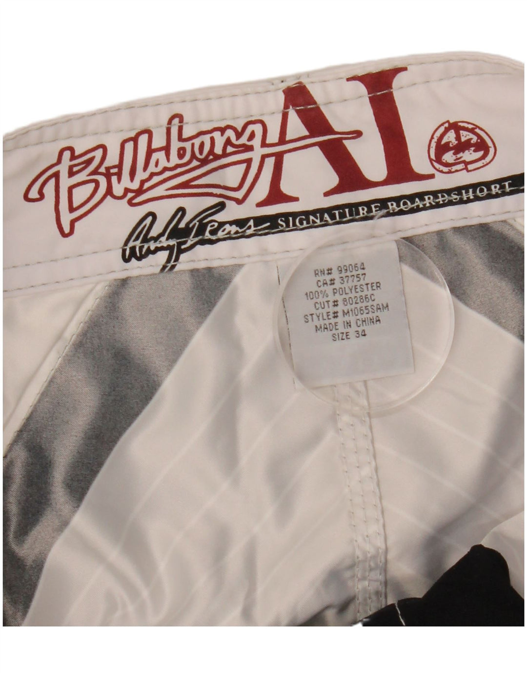 BILLABONG Short de Bain Graphique pour Homme Grand Rouge Colorblock Polyester