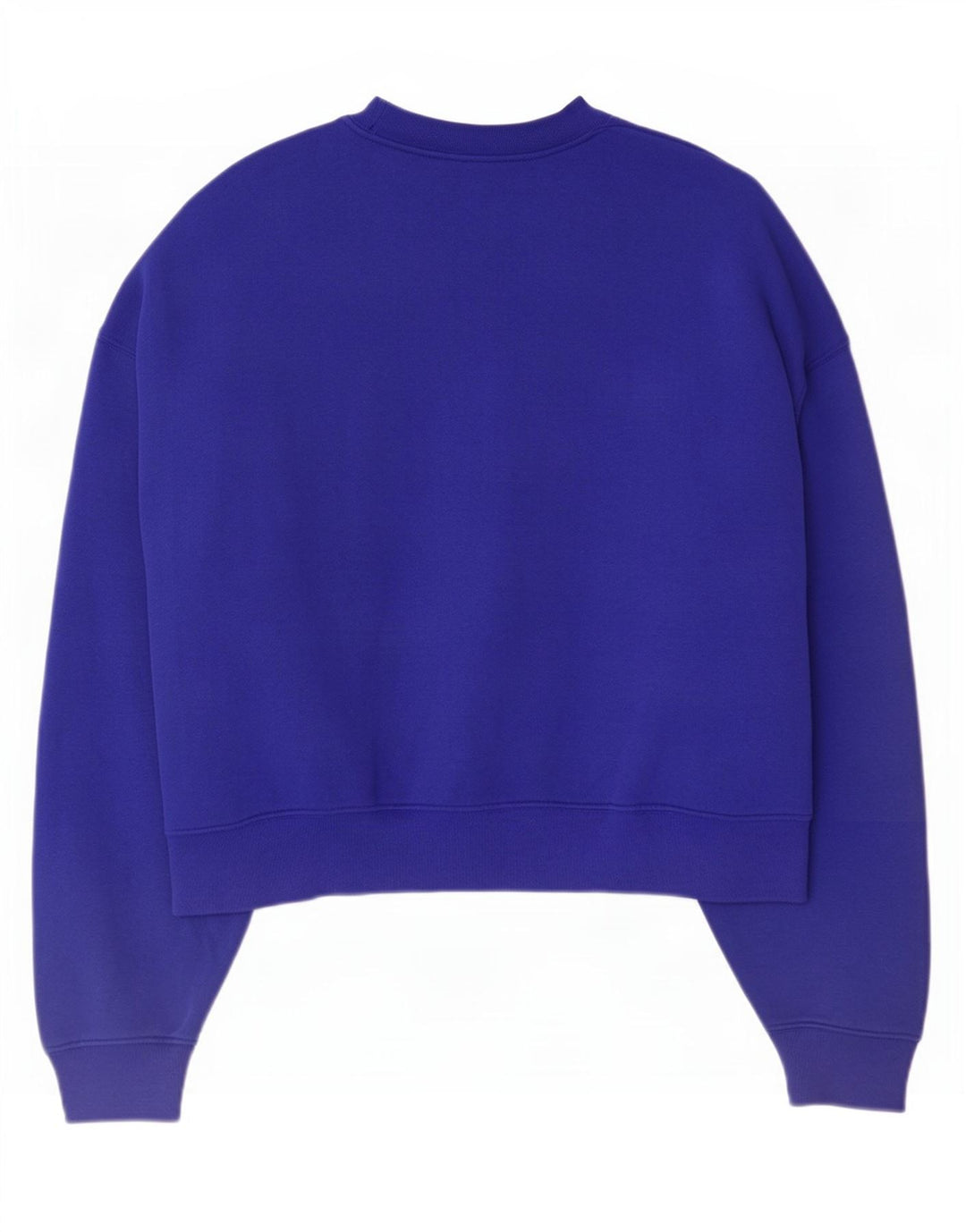 Adidas Sweat-shirt surdimensionné pour femme UK 12/14 Bleu moyen Coton