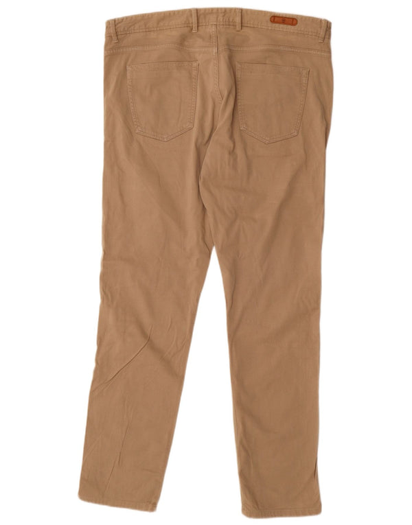 Massimo Dutti Pantalon décontracté coupe slim pour homme EU 46 XL W36 L32 Beige