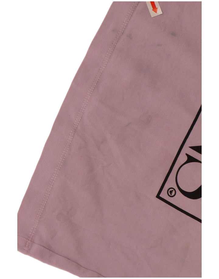 ARMANI JEANS T-Shirt Graphique Femme EU 36 Petit Violet