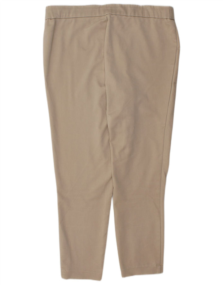 CALVIN KLEIN Pantalon Legging Femme XL W36 L28 Beige Coton