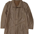 veste en cuir militaire vintage pour hommes IT 52 XL Marron