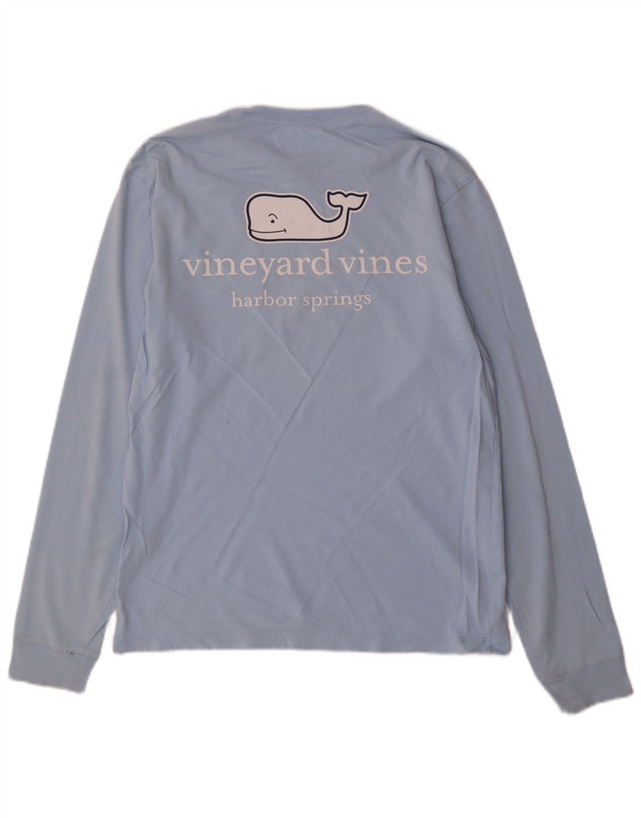 VINEYARD VINES Haut Graphique Homme Manches Longues XS Bleu Coton