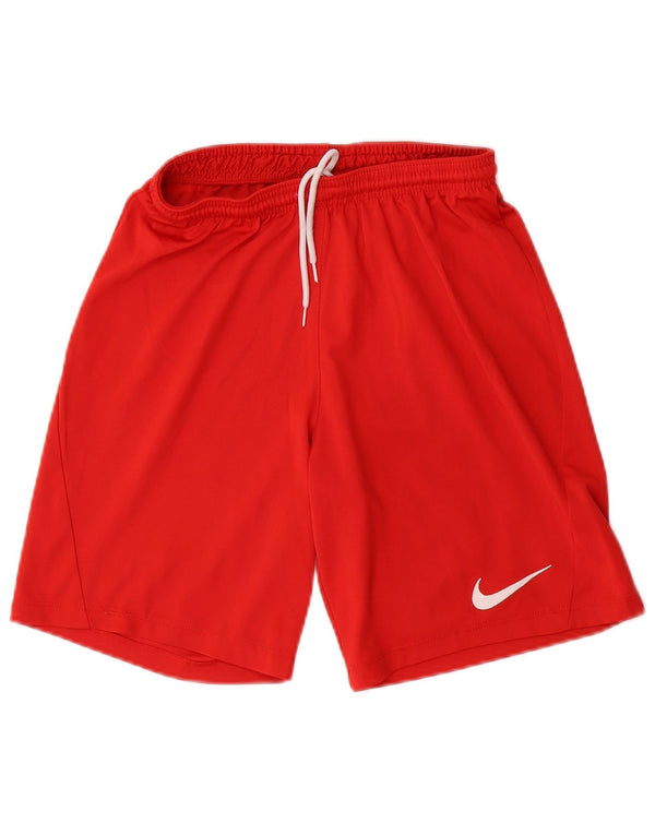 Nike Short de sport Dri Fit Slim pour homme, petit, rouge, polyester