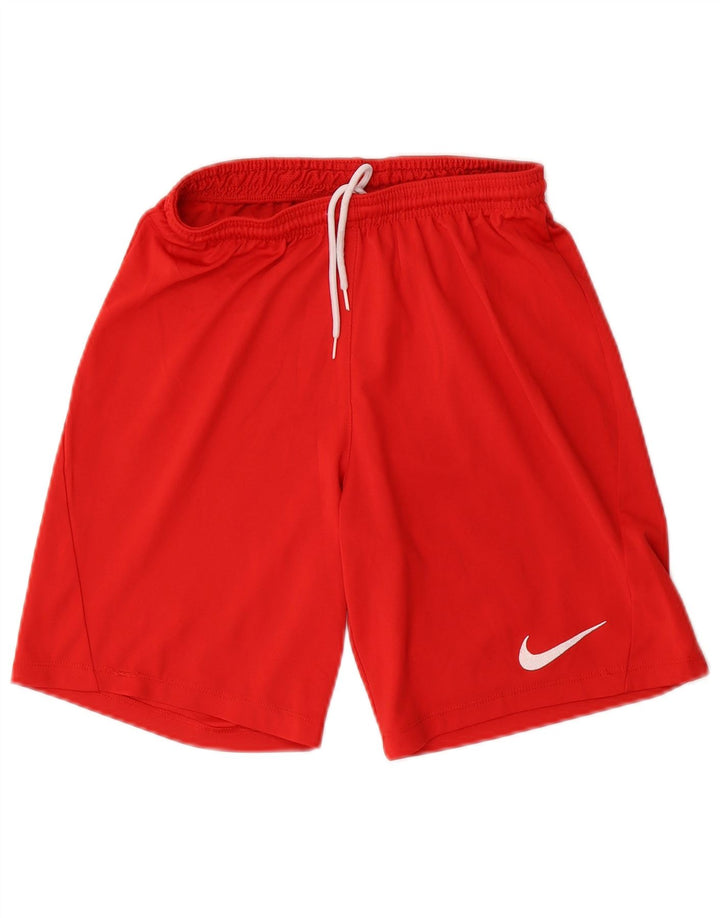 Nike Short de sport Dri Fit Slim pour homme, petit, rouge, polyester