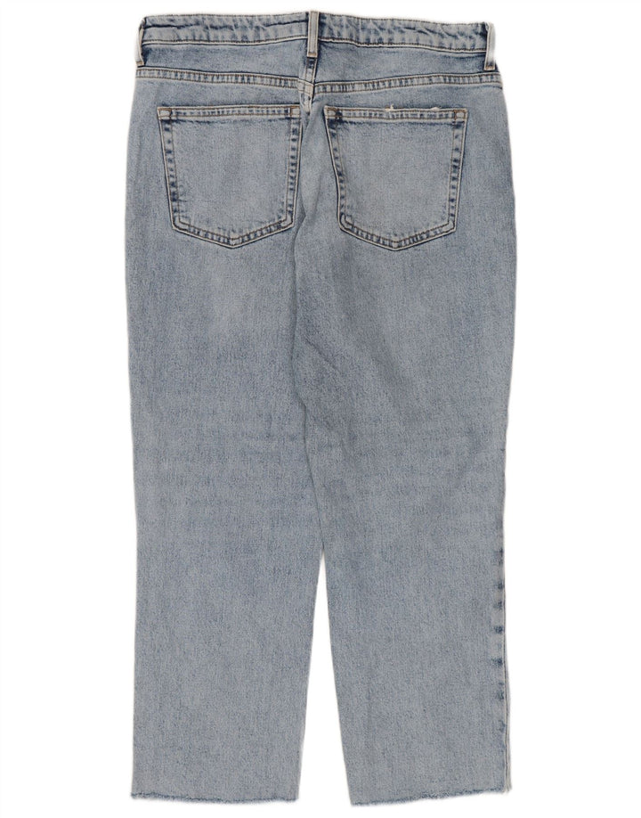 Topshop Jean droit femme W30 L24 bleu coton