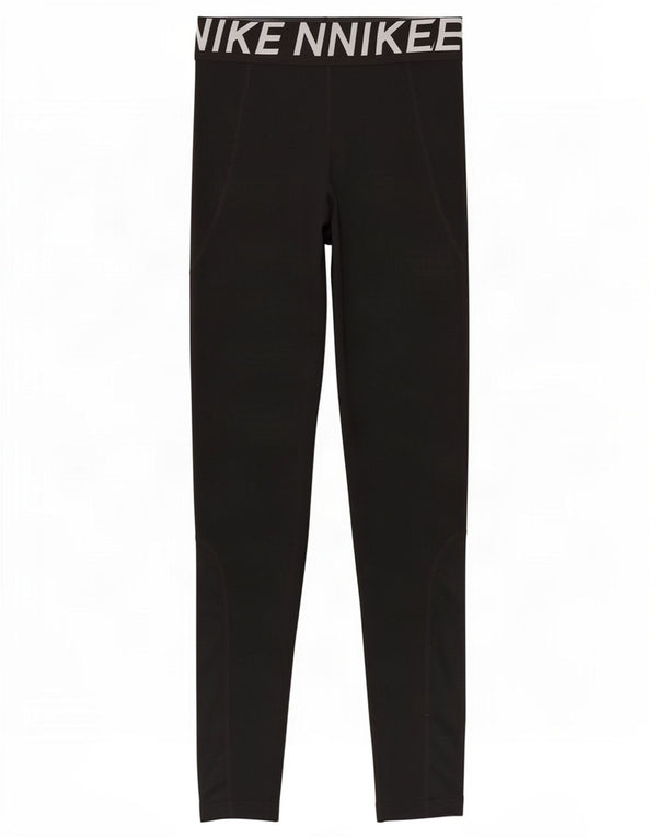Nike Legging graphique Dri Fit pour femme UK 8 Small Noir