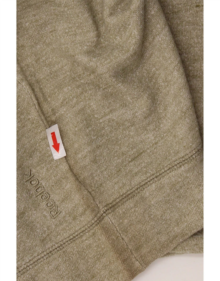 Reebok Sweat-shirt surdimensionné pour femme UK 18 XL Kaki Moucheté Coton