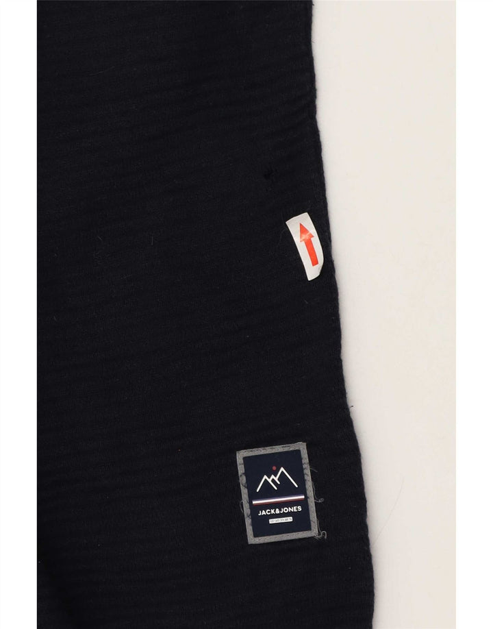 Jack & Jones Pull à col rond pour homme Small Bleu marine Colourblock