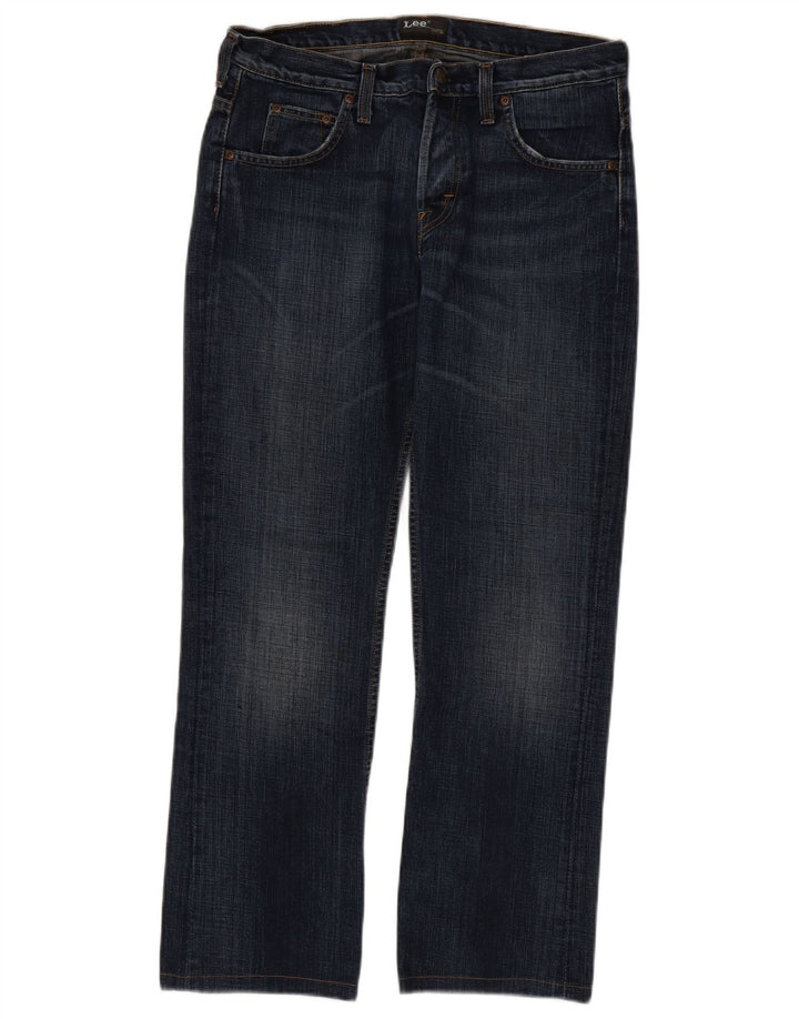 LEE Jean Droit Knox W32 L28 Homme Bleu Coton