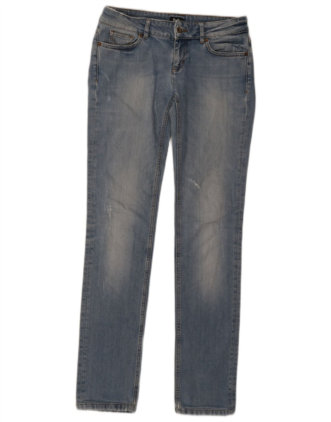 Dolce & Gabbana Jean slim effet vieilli W29 L32 en coton bleu pour femme