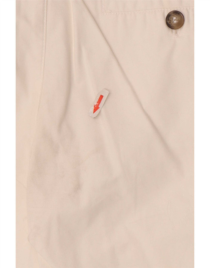 Slam Short chino sur mesure pour homme IT 48 Medium W32 Blanc Coton