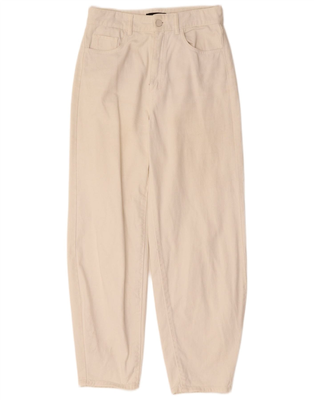 MASSIMO DUTTI Jean fuselé taille haute pour femme EU 36 XS W26 L28 Blanc