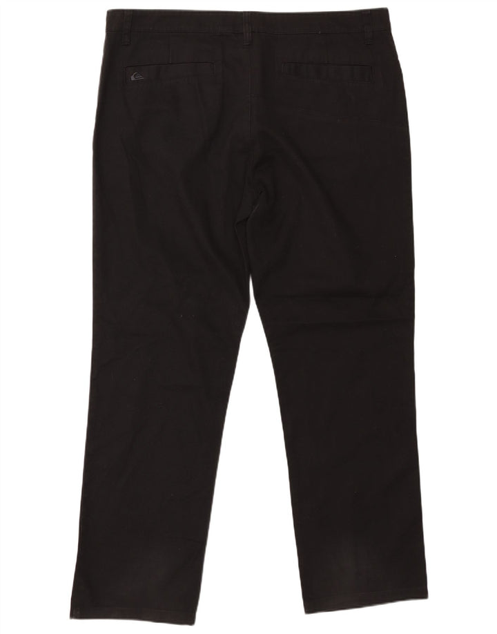 QUIKSILVER Pantalon Chino Droit Homme W38 L31 Noir Polyester