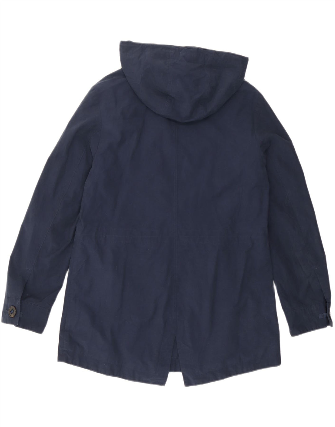 Marks & Spencer Veste utilitaire à capuche pour femme UK 12 Bleu marine moyen Coton