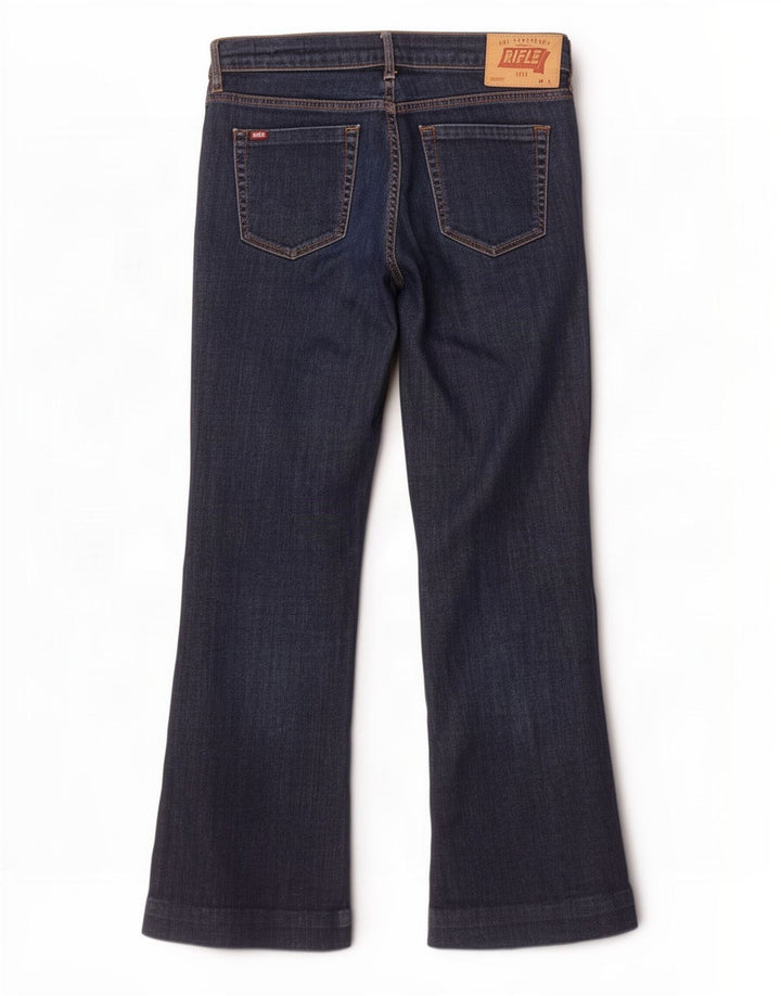 Jean évasé femme Rifle W30 L29 coton bleu marine