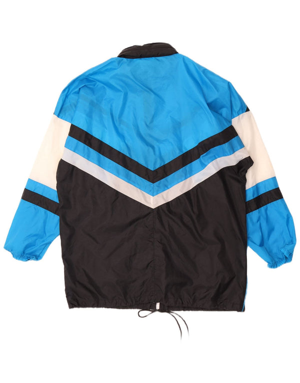 Jako Veste de survêtement à capuche pour homme XL Bleu Colorblock Nylon