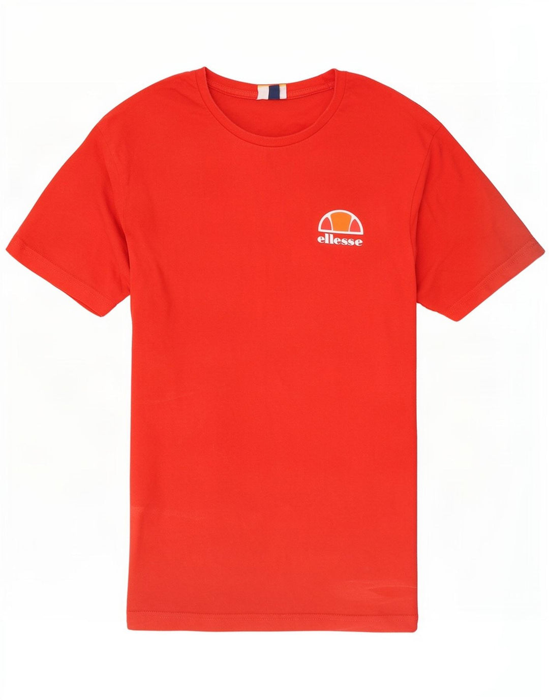 Ellesse T-Shirt Top XS Orange Coton Homme