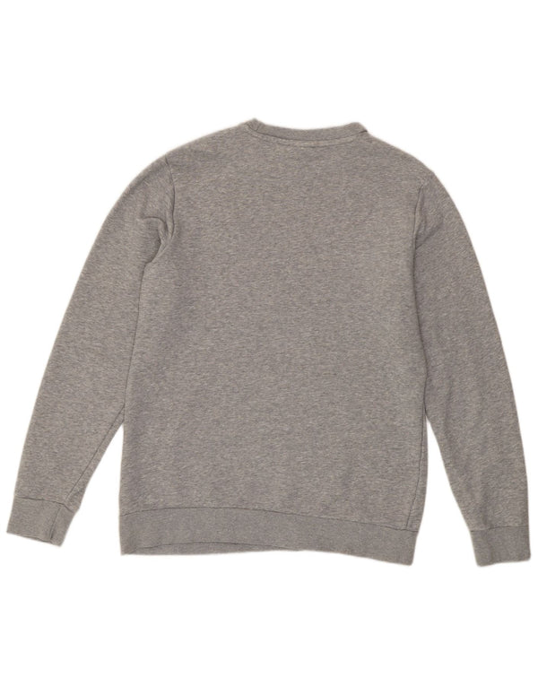 Adidas Sweatshirt Graphique Fille 15-16 ans Gris Moucheté Coton
