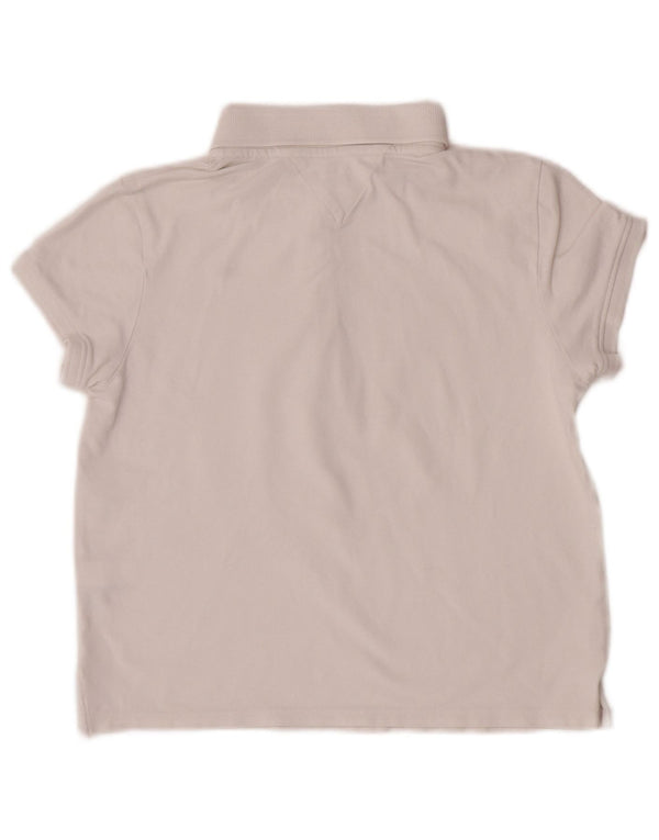 Tommy Hilfiger Polo court fille 15-16 ans XL Blanc Coton