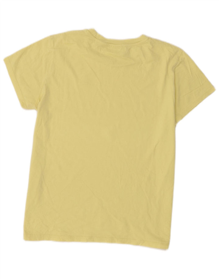 Levi's T-Shirt Femme UK 14 Large Jaune