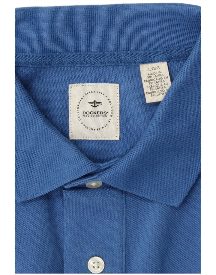 DOCKERS Polo Homme Grand Bleu Coton